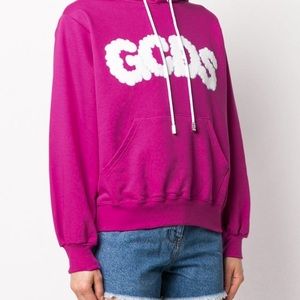 GCDS Care Bears Hoodie Sweater Pink Medium